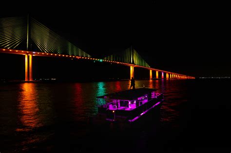 skyway bridge light show cruise